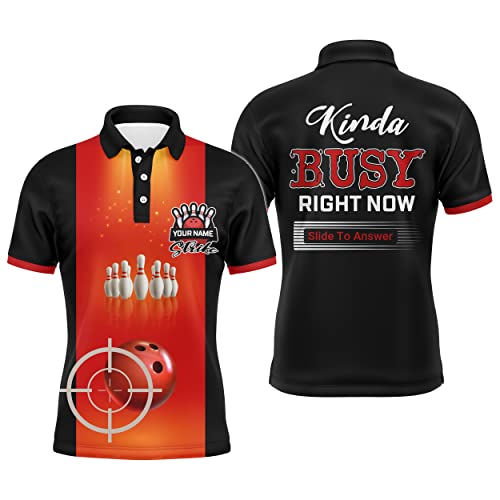 Bowling Polo Shirt for Men Custom Bowling Team Shirt Bowlers