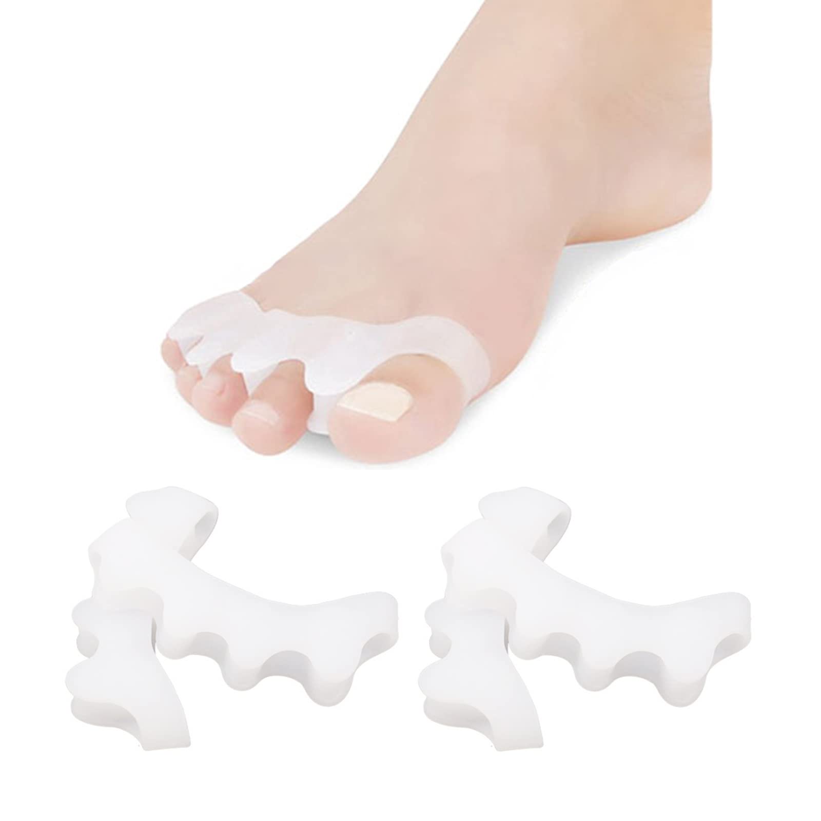 4 Pack Toe Separators (Upgrade Spacers Thickened Edges Less Prone To ...