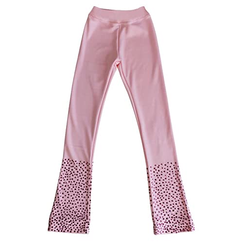 Skating Jacket Training Wear Skating Top Girls Pink Leggings Pants