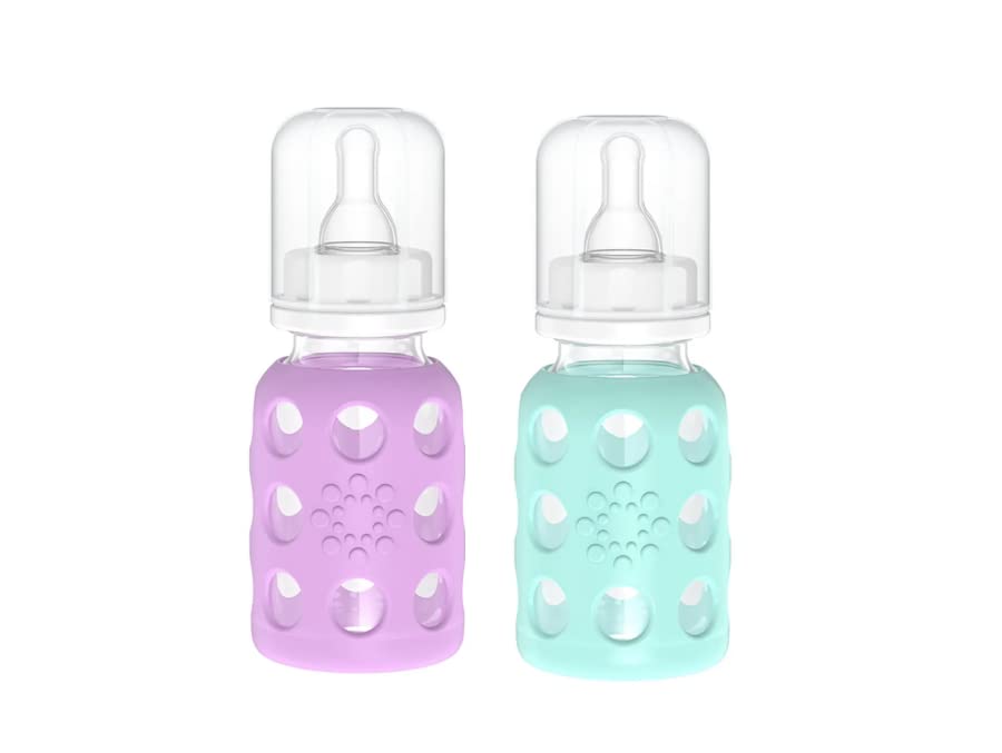 4 Glass Baby Bottle Starter Set