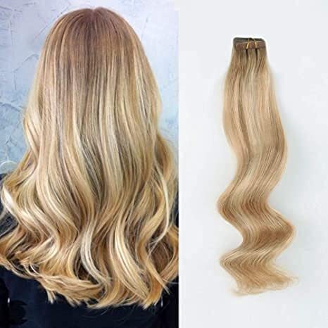 Sunkissed - Elegant 20 Seamless Clip In Human Hair Extensions 160g