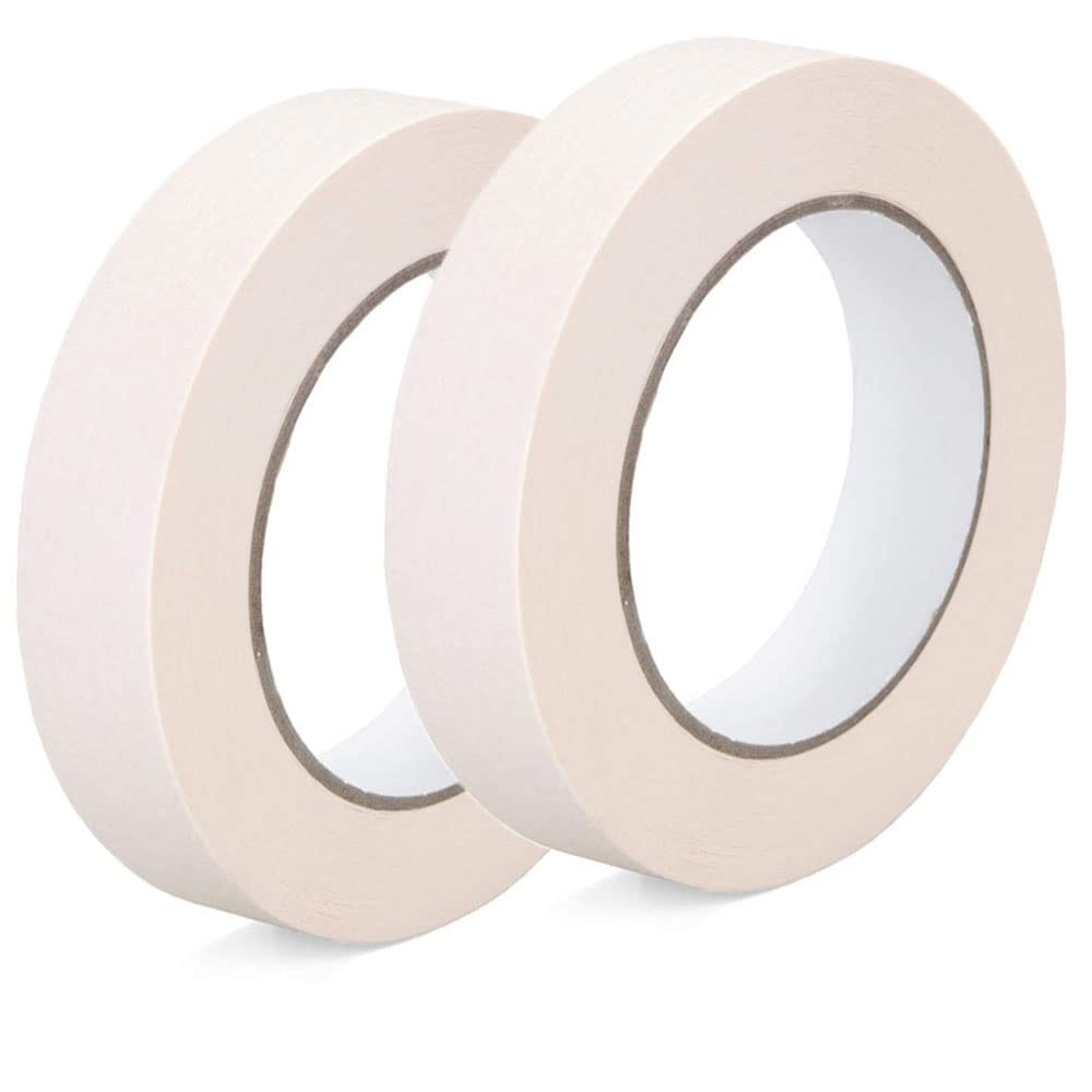3M 1 Inch Masking Tape - Used General Purposes, Beige White Color, for  Painting. Ideal for Home, Office, School Stationery, Arts, Crafts and More  - MDSP071 - MegahardwareTT