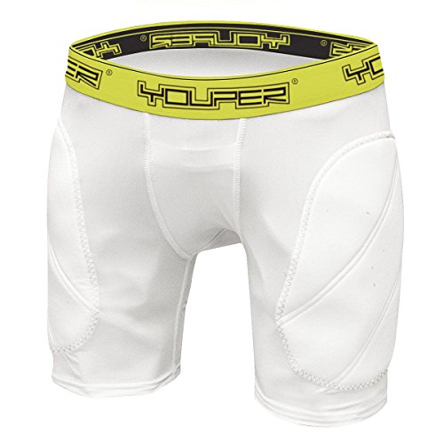 Youper Youth Slider Shorts with Cup Pocket, Padded Sliding Undershorts for  Soccer, Baseball & Football