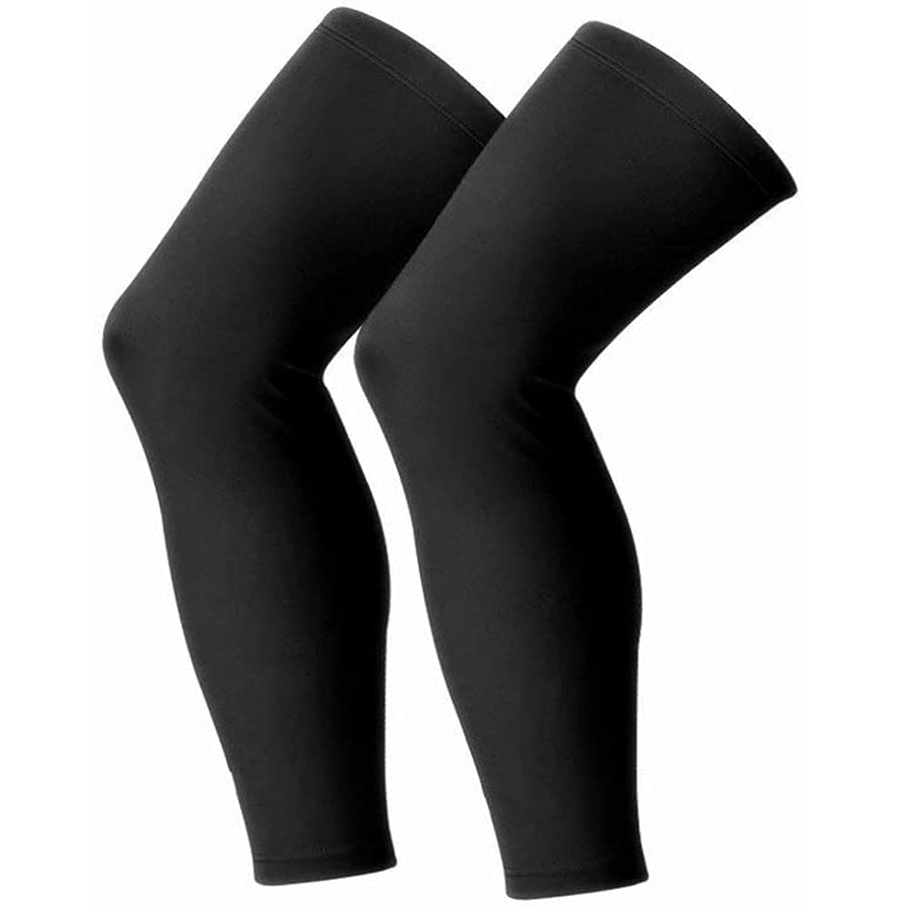 1 Pair Compression Leg Sleeve Full Length Leg Sleeves Sports Cycling Leg  Sleeves for Men Women, Running, Basketball