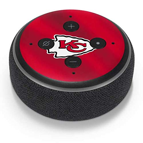 Skinit Decal Audio Skin Compatible with  Echo Dot 3 - Officially  Licensed NFL Kansas City Chiefs Team Jersey Design