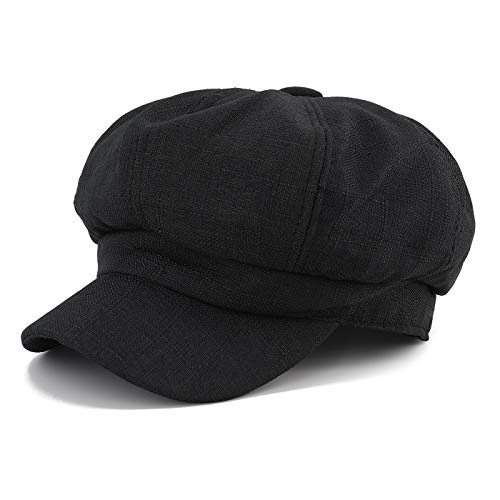 Gisdanchz Men's Newsboy Hat Flat Cap Polor Fleece Lined for Cold Days