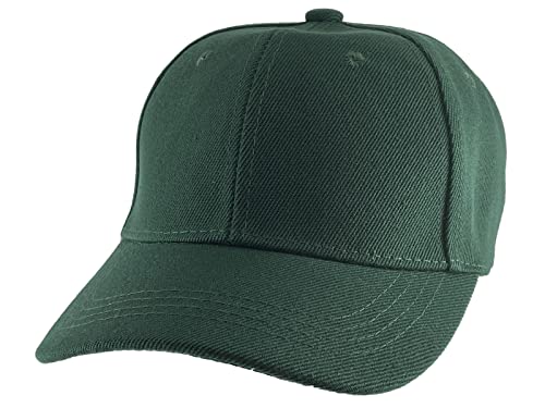 TOP HEADWEAR Baseball Cap Hat- Forest Green