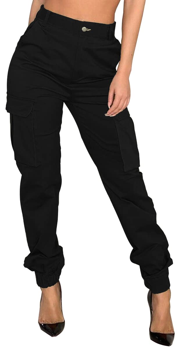 Twill cargo trousers - Black - Ladies | H&M