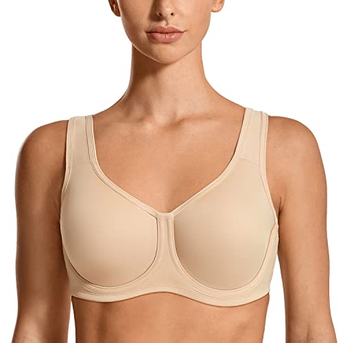 Buy SYROKANHigh Impact Sports Bras for Women High Support Unlined