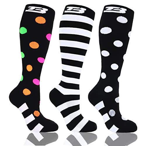 5XL Plus Size Compression Stockings for Women & Men 20-30 mmHg - Pink, 5XL  