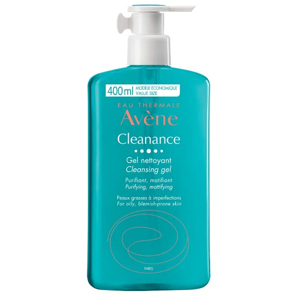 Eau Thermale Avene Cleanance Cleansing Gel Soap Free Cleanser for Acne  Prone, Oily, Face & Body