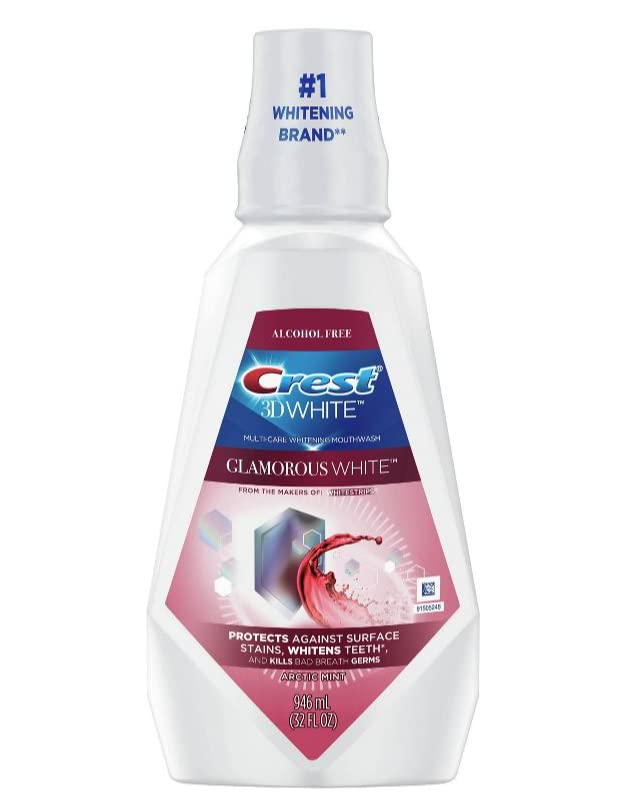 Crest 3D White Luxe Glamorous White Multi Care Whitening Mouthwash