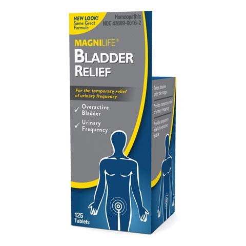  MagniLife Bladder Relief, Fast Acting Relief for Overactive  Bladder, Helps Reduce Urination Frequency & Leak Prevention from Coughing,  Sneezing & Laughing - 125 Tablets : Health & Household