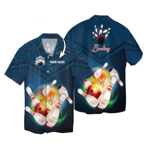  Personalized Bowling Shirts for Men, Custom Hawaiian