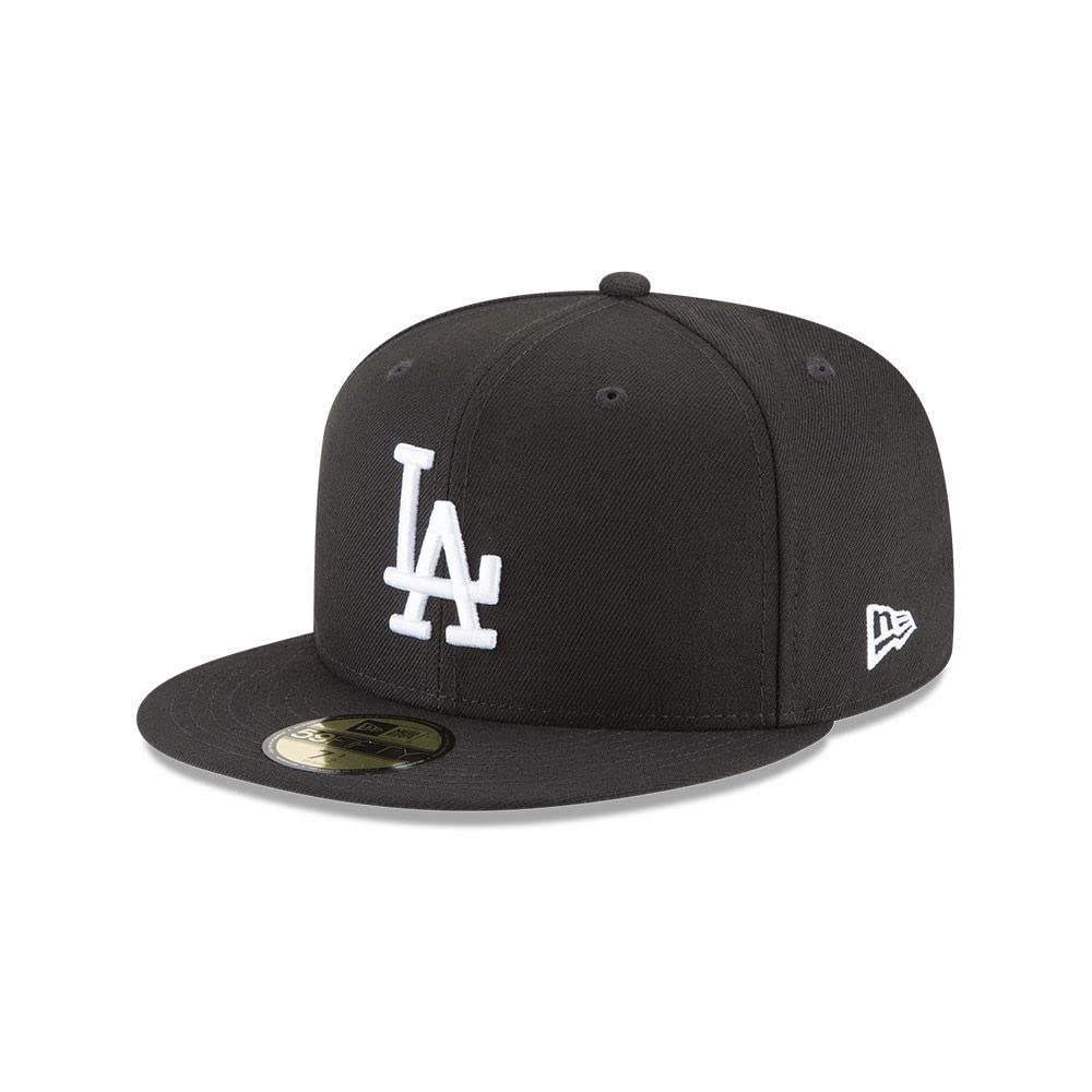 New Era Los Angeles Dodgers 59FIFTY Fitted Hat (Black) 7 1/2