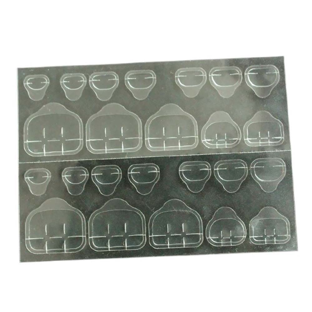 10Pcs/set Clear Double Sided Adhesive Sheets Adhesive Tap Sheet