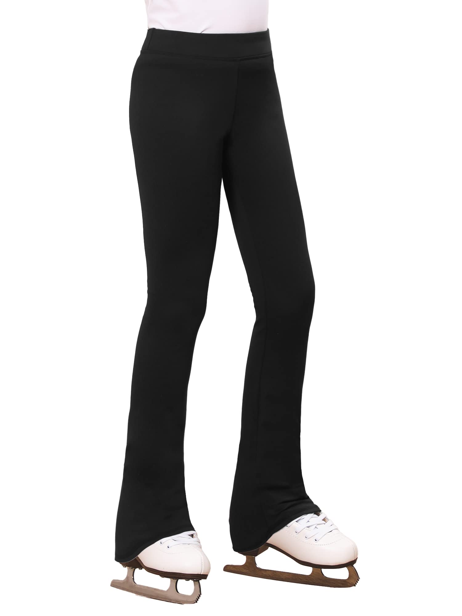 Women Girls Figure Skating Practice Pants with Spangles Rhinestone  Sportswear Warm Polar Fleece Ice Skating Leggings(Size:S,Color:Black) :  : Clothing, Shoes & Accessories