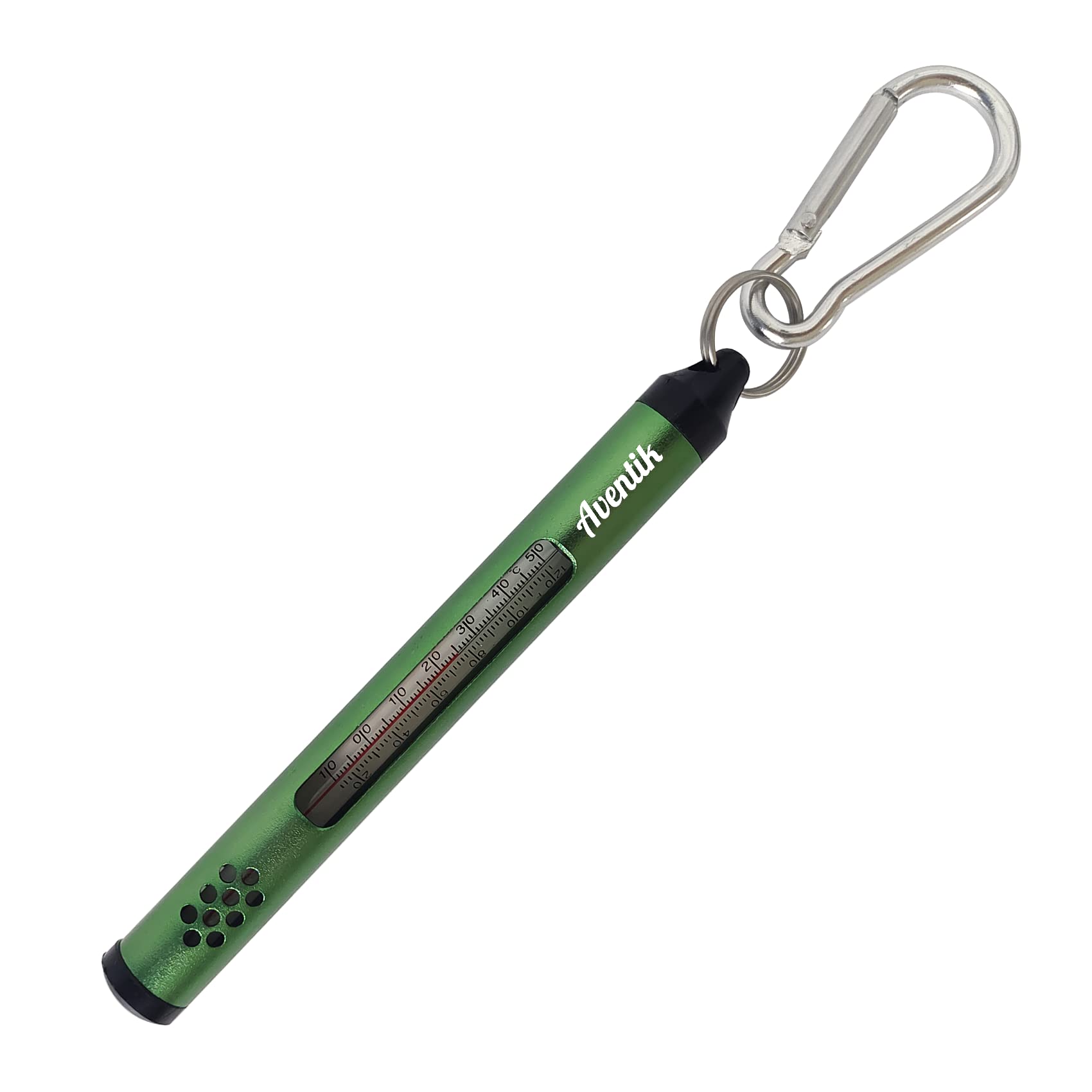 Aventik Fly Fishing Water Stream Thermometer Fishing Accessories(Green)