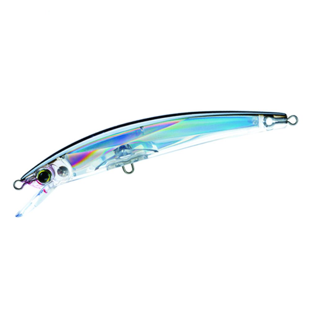 Yo-Zuri Crystal 3D Minnow Sinking Lure 5-1/4-Inch Silver Black