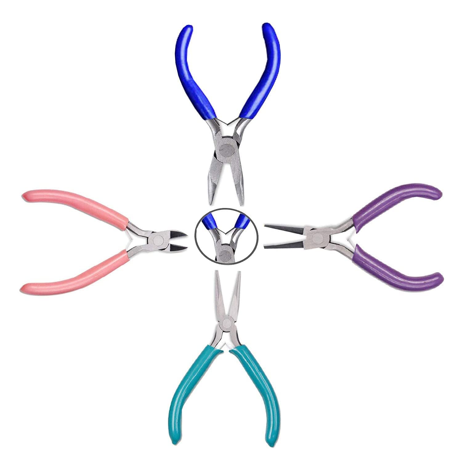 Jewelry Tool Set Round Nose Pliers Flat Nose Pliers Wire 