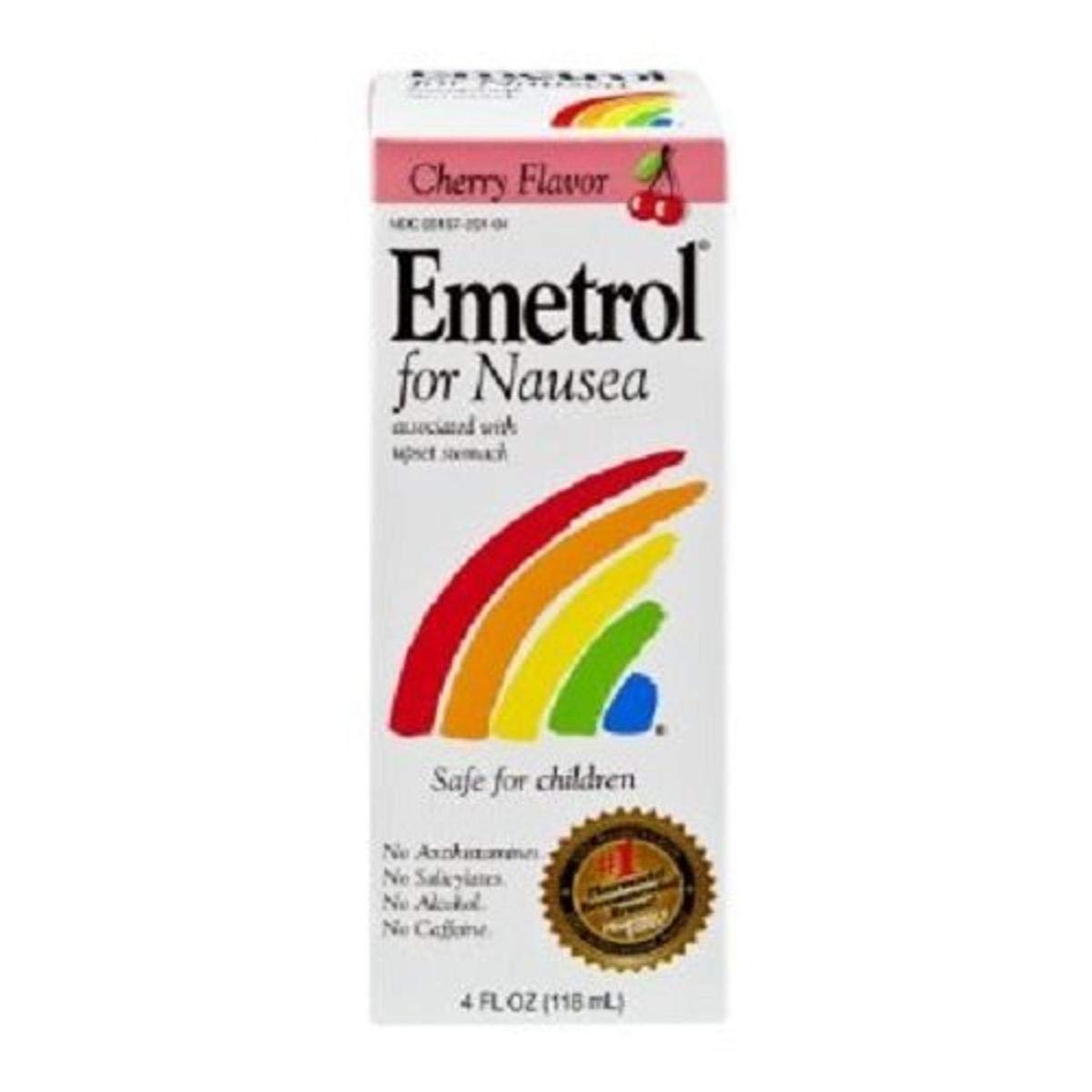 Emetrol Nausea Multivitamin Cherry 4 Fluid Ounce (Pack of 6)