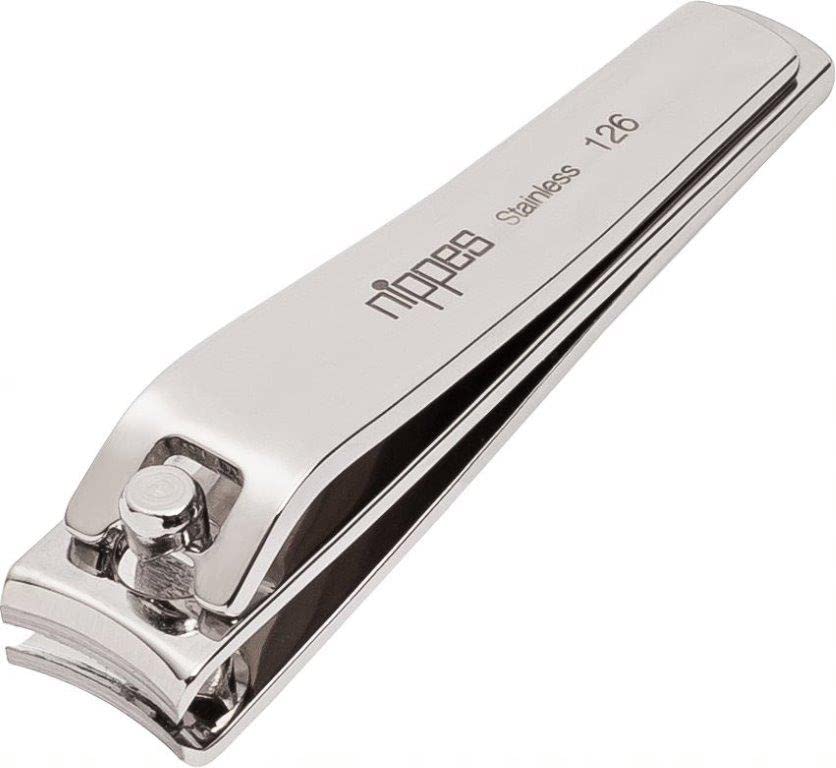 Nippes Nail Clippers, Small, with Nail Catcher, Nickel-Plated