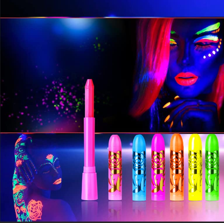 Wholesale Non Toxic Fluorescent Glow In The Dark Face Paint Pen For Mardi  Gras, Halloween, And Body Paint Black Light UV Neon Tone Markers From  Prettyrose, $4.58