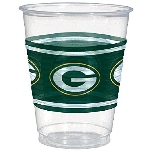 Green Bay Packers Plastic Cups - 16 oz., Multicolor