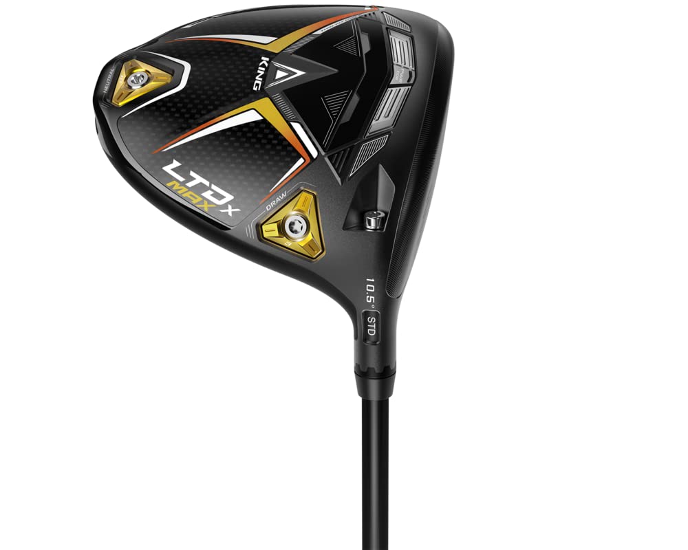 Cobra Golf 2022 LTDX Max Men's Driver Matte Black-Gold Fusion