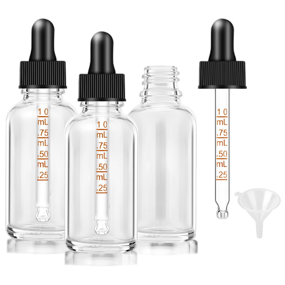 Clear Glass Bottles- 30 ml