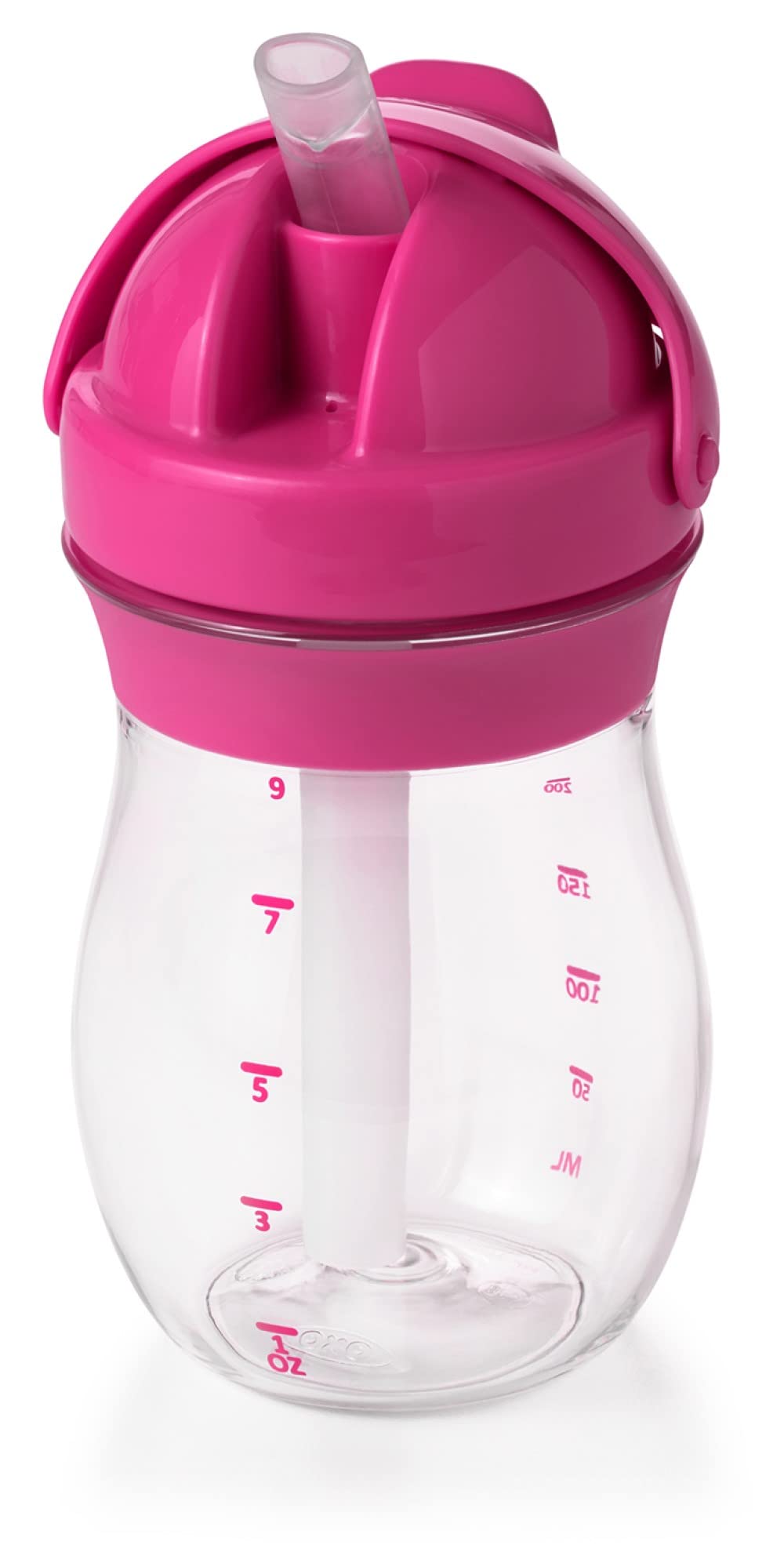OXO Tot Transitions Straw Cup 9 oz Pink Pack of 1