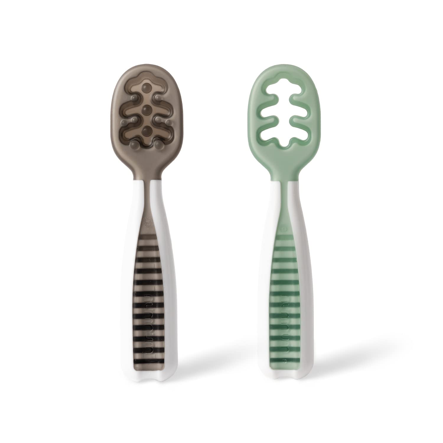 NumNum Pre-Spoon GOOtensils | Baby Spoon Set (STAGE One + Stage Two) | BPA