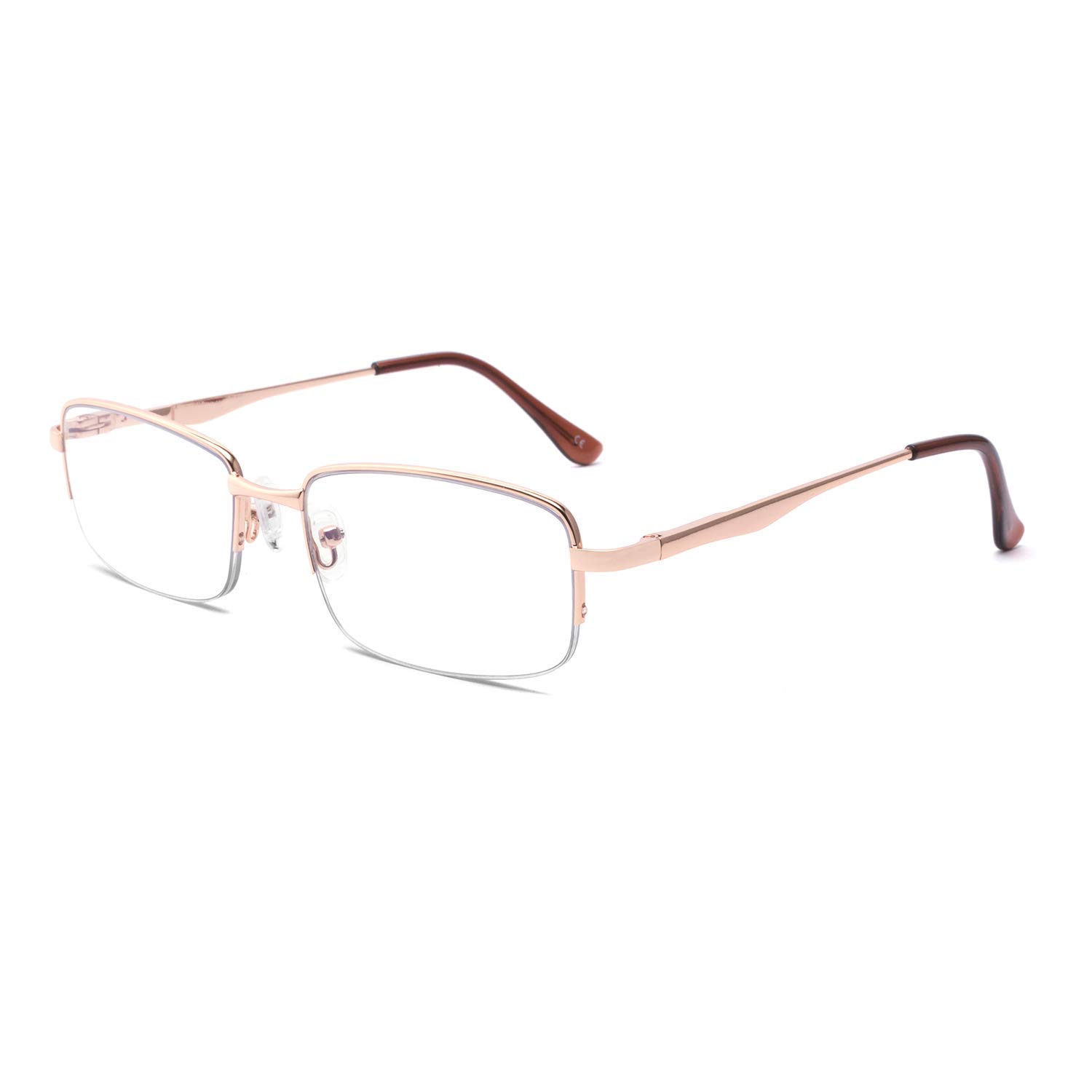 Rose Gold Ladies Anti Blue Light Glasses Ladies Computer 