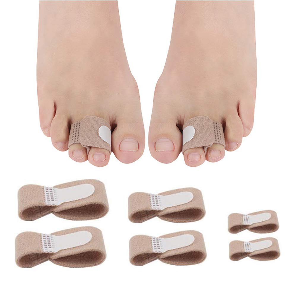 VIEEL Broken Toe Splint Wraps | Non-Slip Nylon Fabric Toe Splint Toe ...