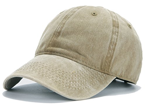 Buy Edoneery Men Women Cotton Adjustable Washed Twill Low Profile Plain  Baseball Cap Hat ï¼ˆGreyï¼‰ at