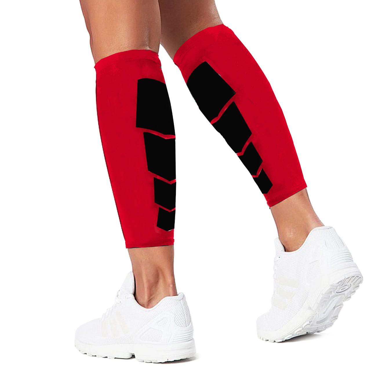 Gemx Calf Compression Sleeve Men & Women (1 Pair) Footless Calf Sleeves for Shin  Splints Support Breathable Neoprene Fabric Shin Sleeves for Calf Support  Ideal For Running Cycling & Hiking XL (Calf