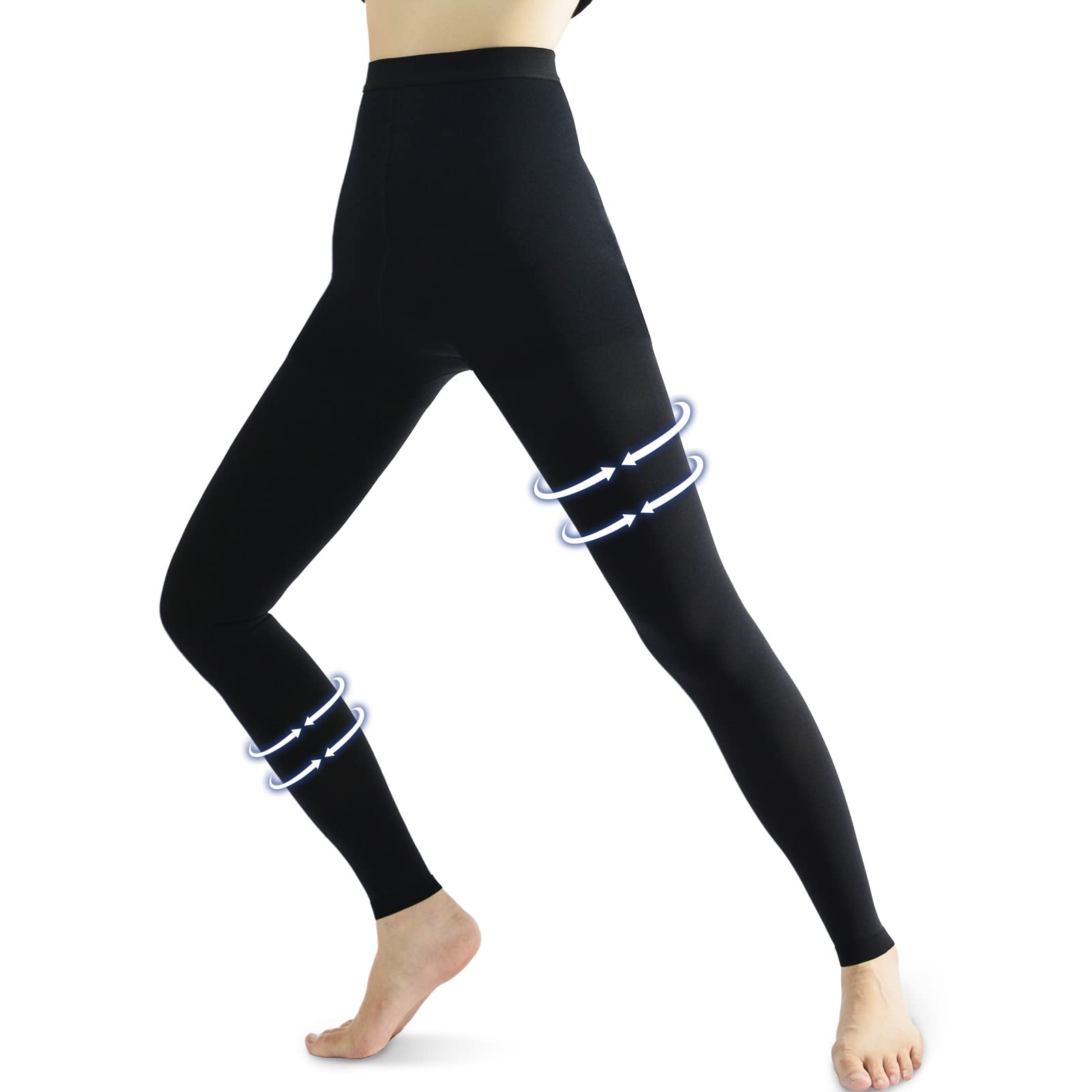 How do medical compression leggings work for men with swollen legs