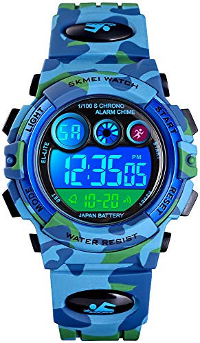 Sports Cool Boys Watches Multifunction Wristwatch Digital Camo Watch Cheap