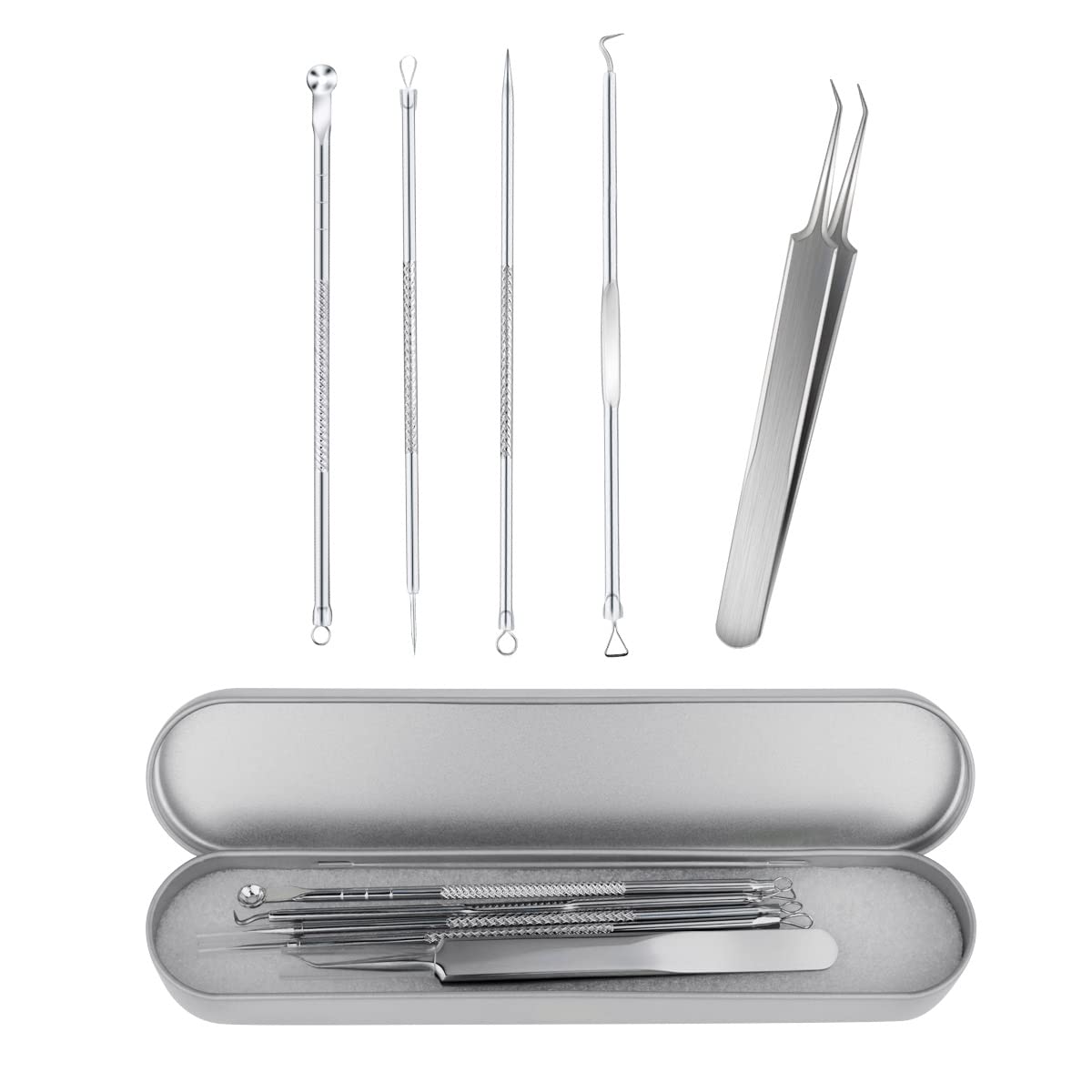 Blackhead Extractor Tool Kit, Stainless Steel Set