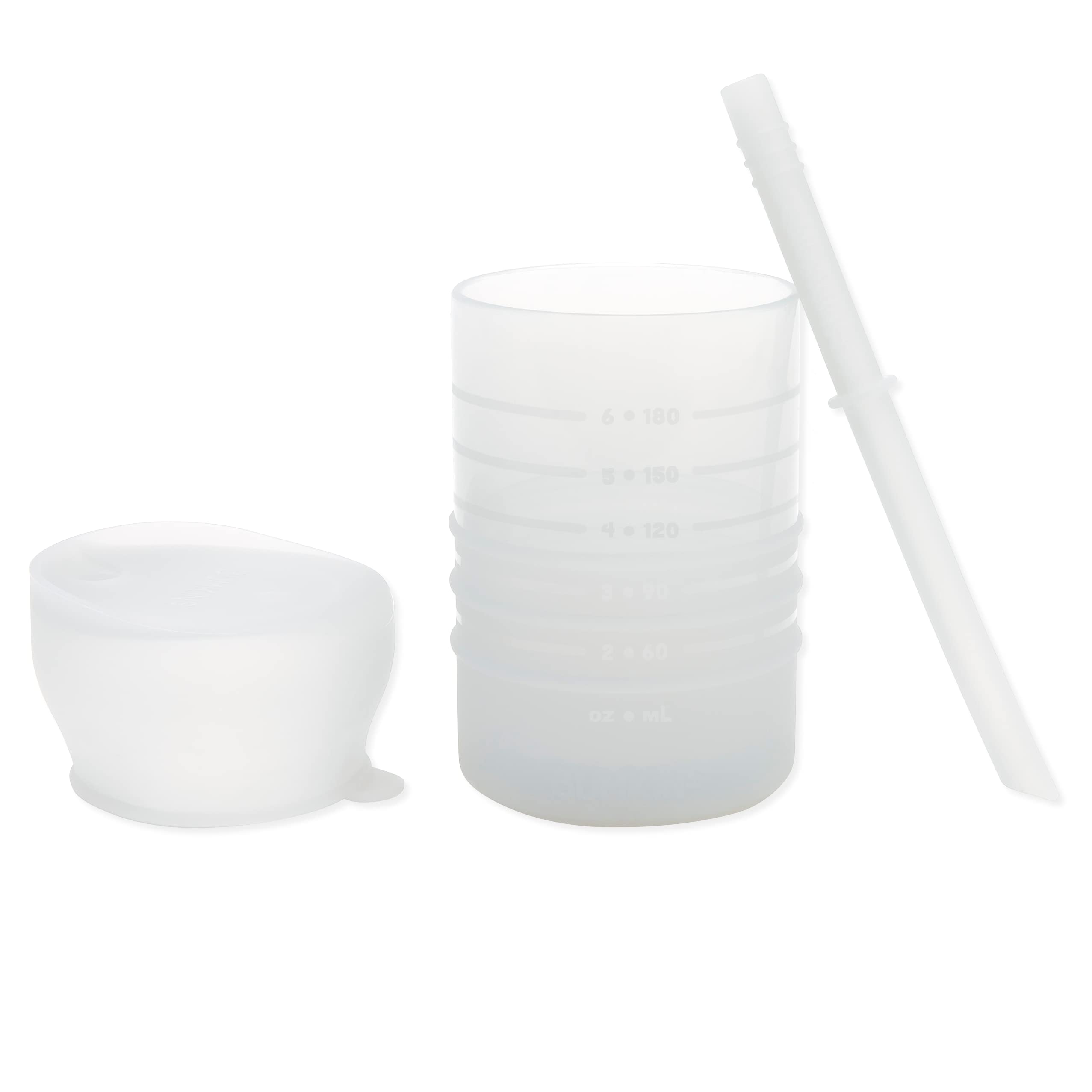 HOTUT Silicone Baby Straw Cup, 210ml/7oz Silicone Training Cup