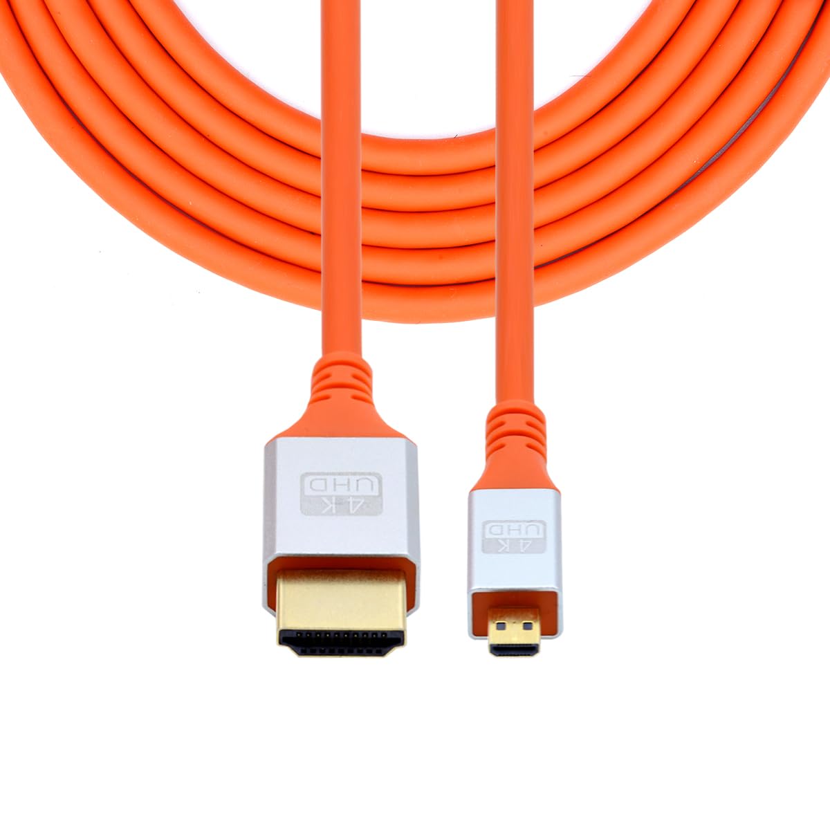 Cable Super suave Micro HDMI a HDMI Mini, 4k @ 60hz, Ligero