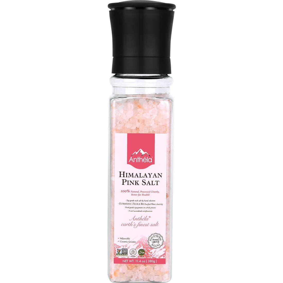 Pink Himalayan Salt With Grinder (Namak Soorati Darya) – Kalamala