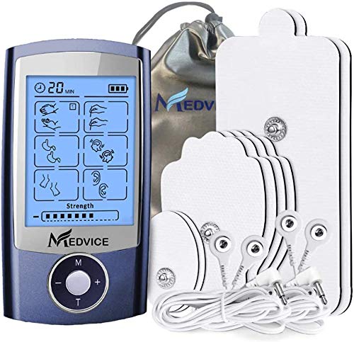 Rechargeable Upgraded Version Tens Unit Muscle Stimulator, 8 Modes & 8 –  Happy Rock Pets