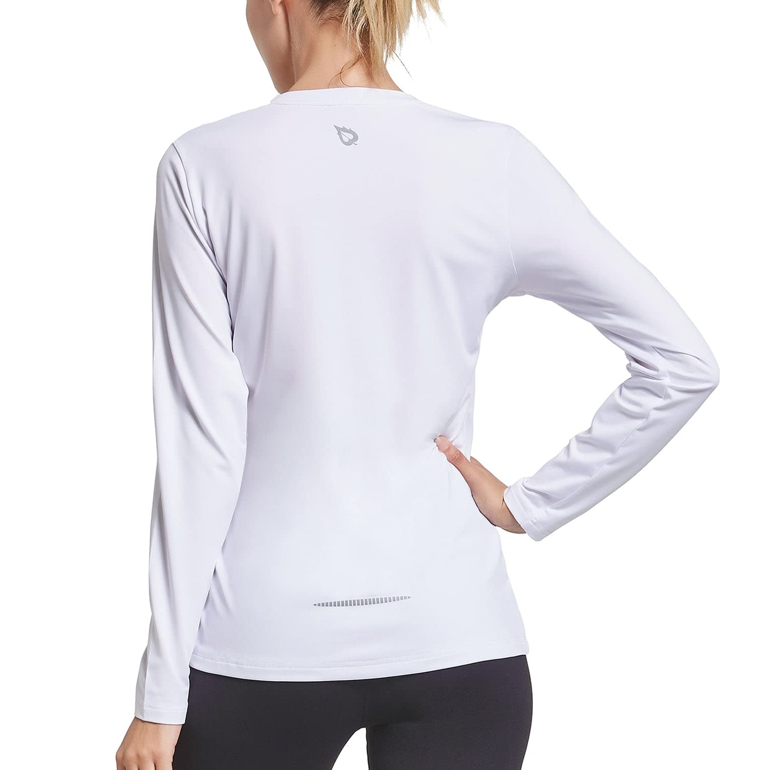 BALEAF Women's Long Sleeve Running Shirts Workout Tops Quick Dry