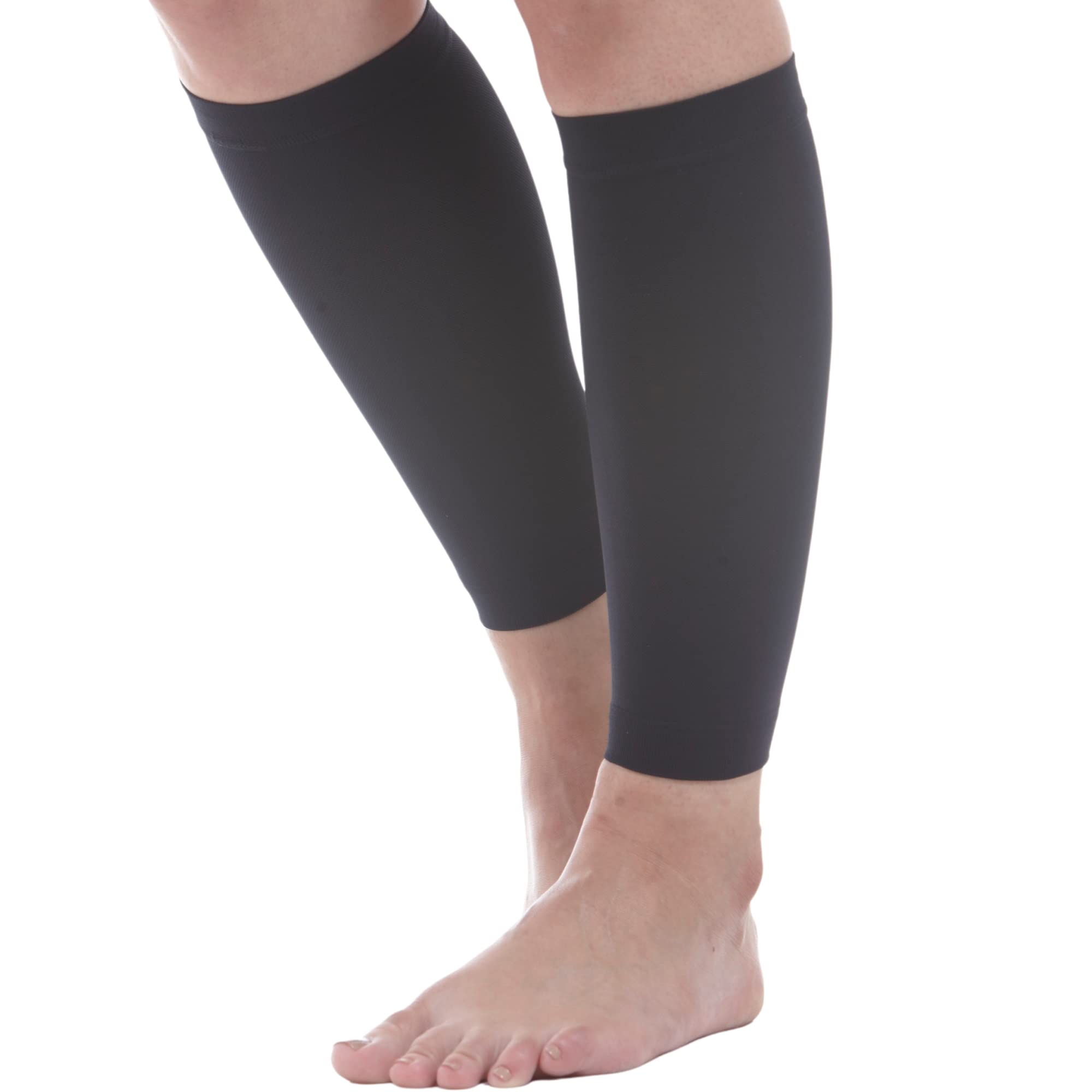 RONNOX Calf Compression Sleeve 3-Pairs (12-14 mmHg is Best Athletic &  Medical for Women,Travel,Running,Nurses,Flight,Edema CP19-M 