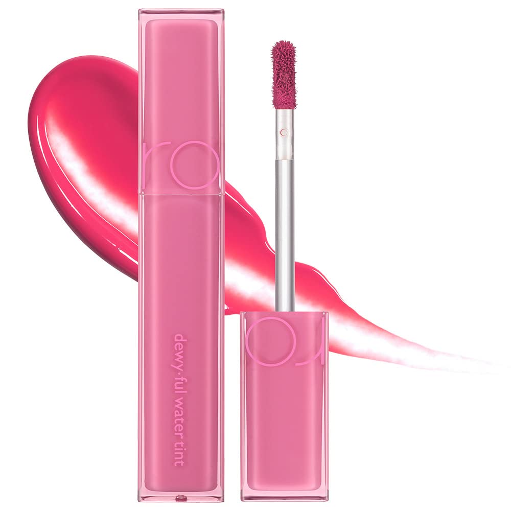 rom&nd DEWY FUL WATER TINT 05 TAFFY, Glossy, high pigment, moisturizing, non- sticky, Hydrated lips, colorful shades, High Shine