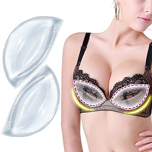Waterproof Extra-light Silicone Chicken Cutlets Bra Inserts - Soft Push Up  Enhancer Pads for Summer Swimsuits & Bikini : : Fashion