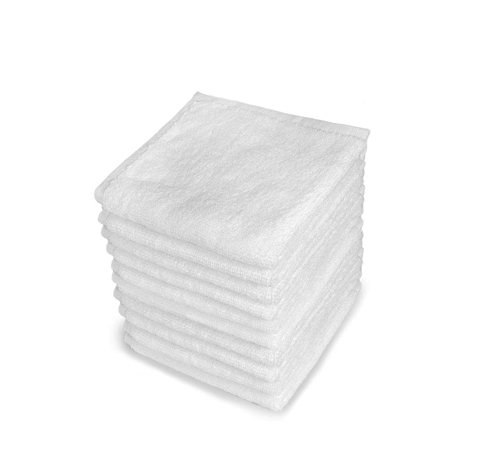 Pacific Linens 100% Cotton Kitchen Towels, Absorbent Rags for