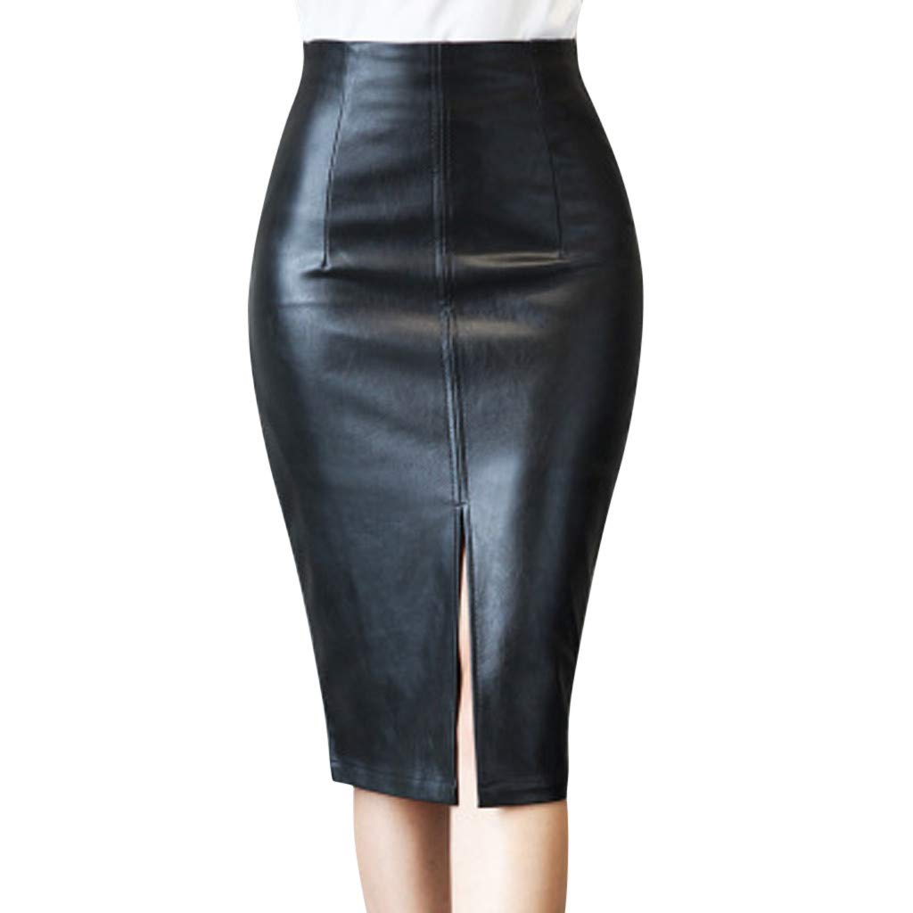 Leather midi skirt clearance 4xl