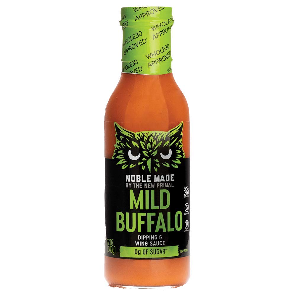 Primal Kitchen No Dairy Buffalo Sauce, Whole30 Approved, Certified Paleo,  and Keto Certified, Pack of Two